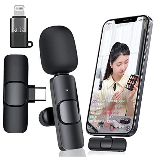 K8 Wireless Clip Microphone – Portable Mini Mic with Universal Type-C for All Devices Fusion Prime