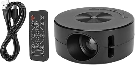 Fusion Prime VisionX B47 Mini LED Projector | Portable Home Theater Projector with Smartphone Screen Mirroring, Compatible with Android/iOS/Tablet, Compact Design for Movies, Kids & Travel (Matte Black) Fusion Prime