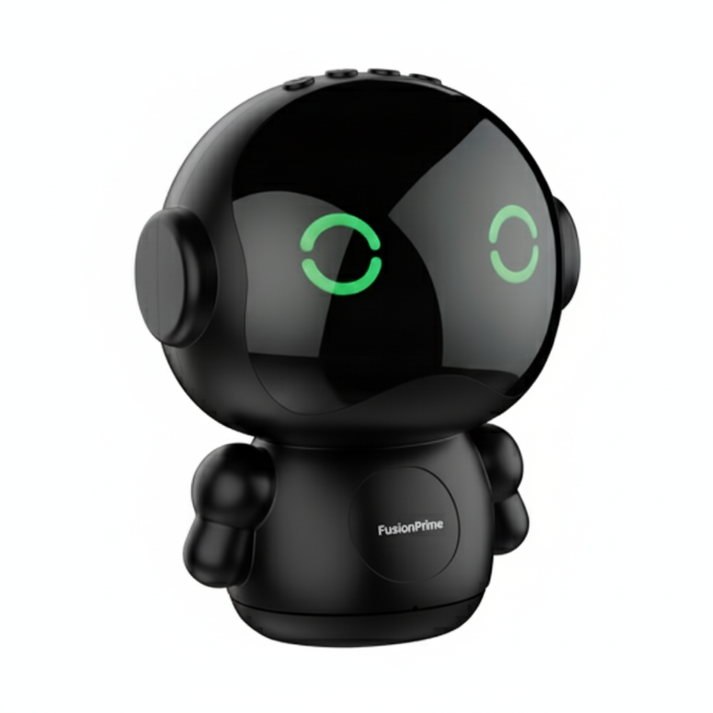 AuriBot Mini FP-190 (Version 2) | AI Smart Music Composer & Singing Speaker | Built-in Noise Cancellation Mic | 10GB Internal Storage | Musicon App Support | Bluetooth 5.1 | Instant Song Creation from Voice/Humming | Studio-Quality Sound | 1-Year Warranty Fusion Prime