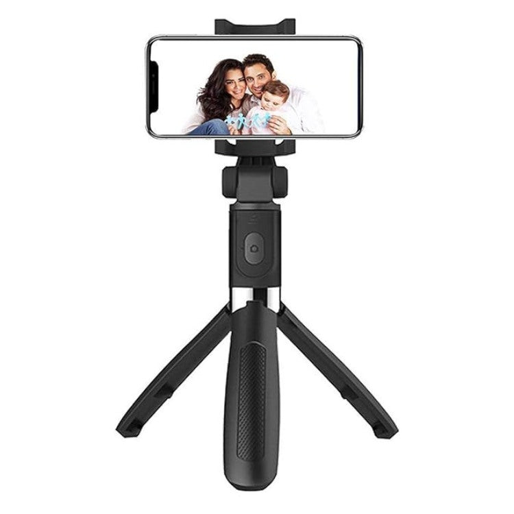 Fusion Prime SnapX 3-in-1 Bluetooth Extendable Selfie Stick with Wireless Remote & Tripod Stand | Multifunctional Selfie Stick Tripod Compatible with All Smartphones (Black) Fusion Prime