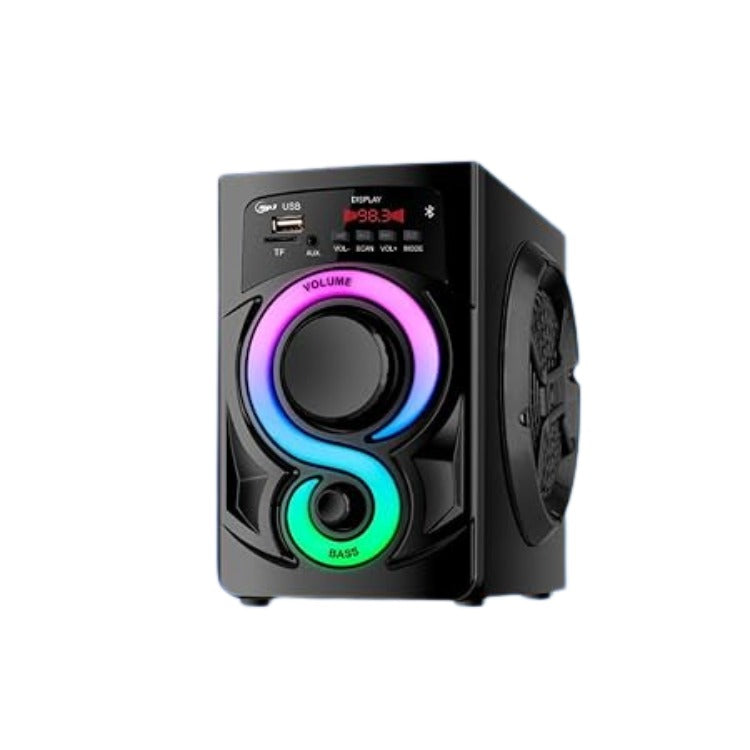 Fusion Prime CineBox 3.0 30W Bluetooth Mini Home Theater System | RGB LED Lights, All-Function Remote, PenDrive/FM/AUX/Smart TV Compatible (Black) Fusion Prime