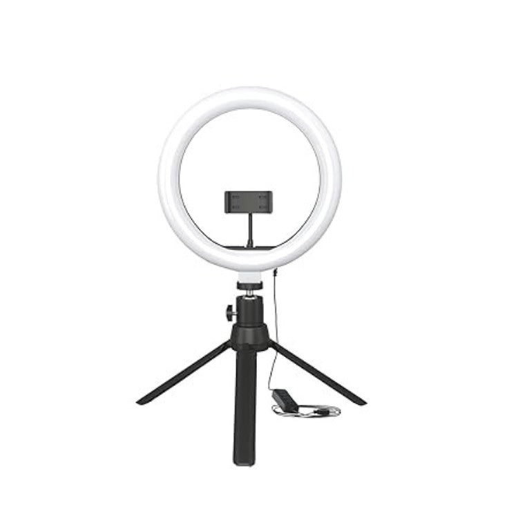 Fusion Prime GlowRing 12" Professional LED Ring Light with Adjustable Tripod Stand | 3 Color Temperature Modes, 10 Brightness Levels | Ideal for Makeup, Photoshoot, Reels & Videography (Black) Fusion Prime