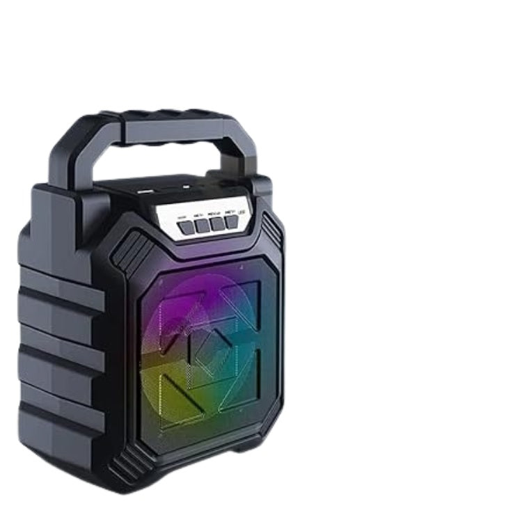 Fusion Prime BeatBox Lite Mini Bluetooth Speaker | Portable Wireless Speaker with LED Light, Deep Bass & HD Sound (Black) Fusion Prime