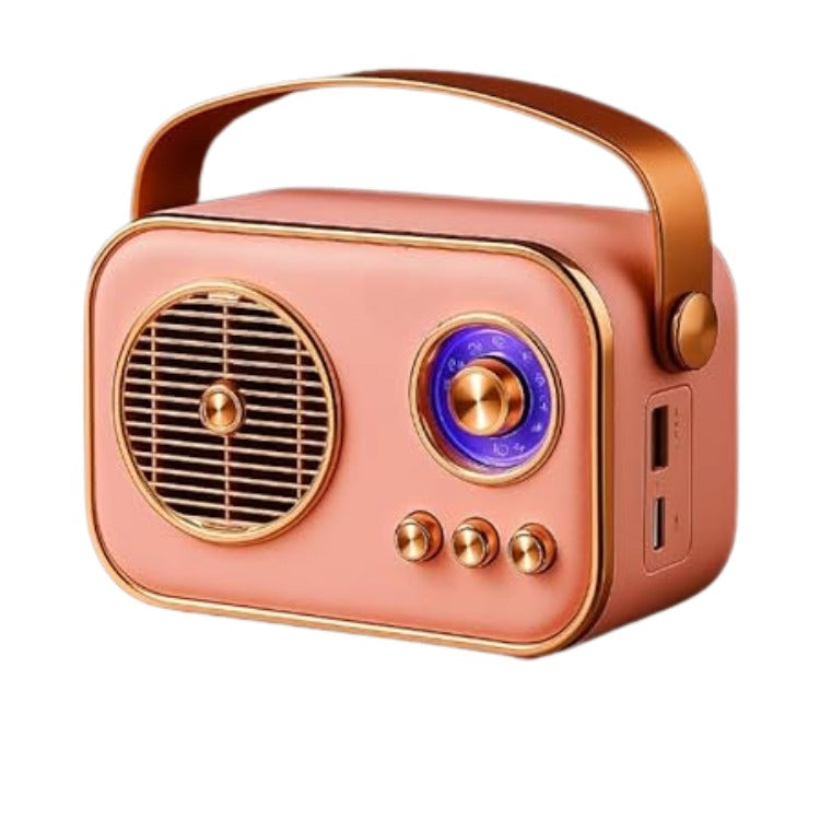 Fusion Prime BoomX Mini 10W Bluetooth Speaker | HD Sound, USB/AUX Support, Hands-Free Calling, Portable Design (Pink) Fusion Prime